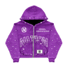 "THIRD MARK" ZIP-UP HOODIE WOCKHARDT PURPLE