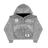 "THIRD MARK" ZIP-UP HOODIE GRAY