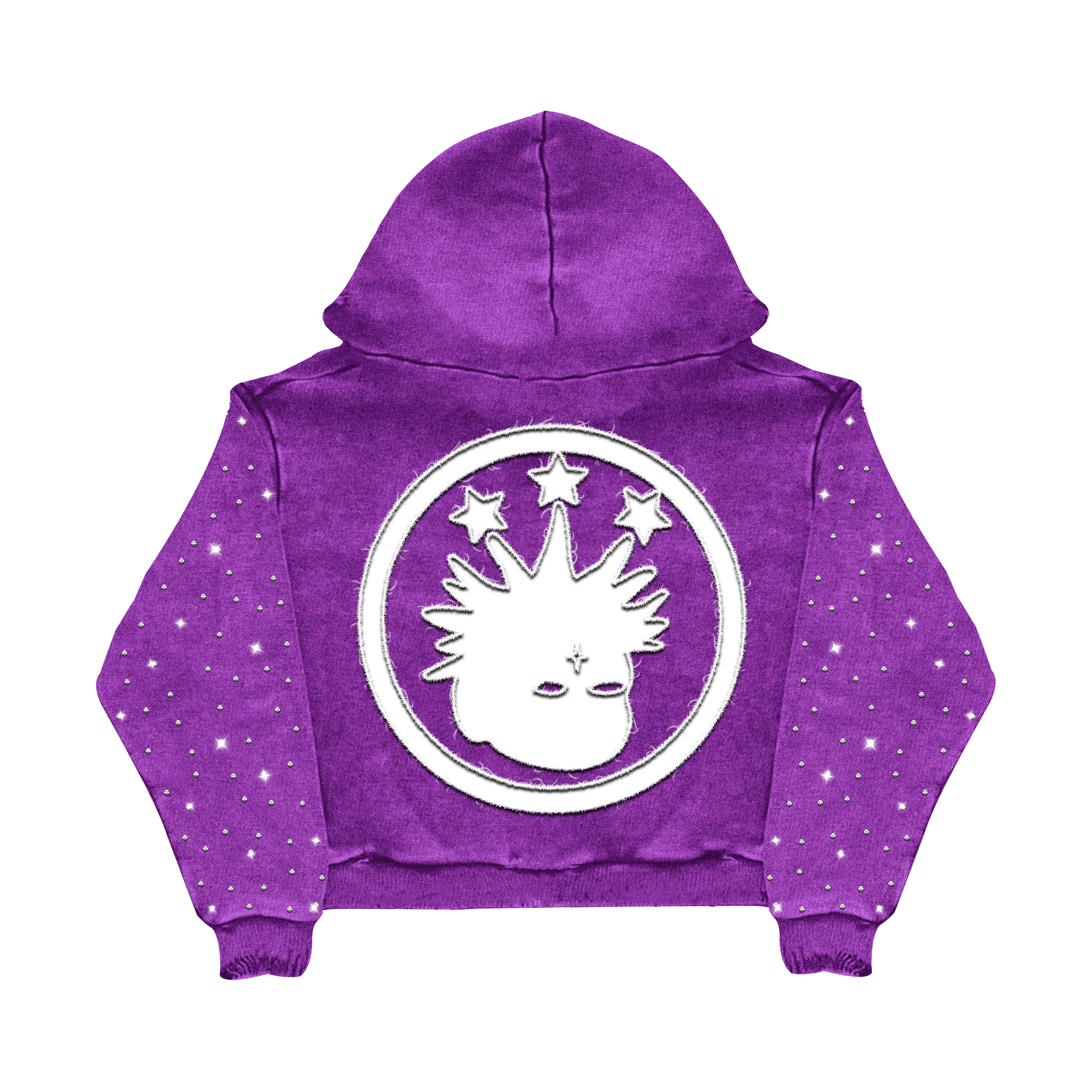 "THIRD MARK" ZIP-UP HOODIE WOCKHARDT PURPLE